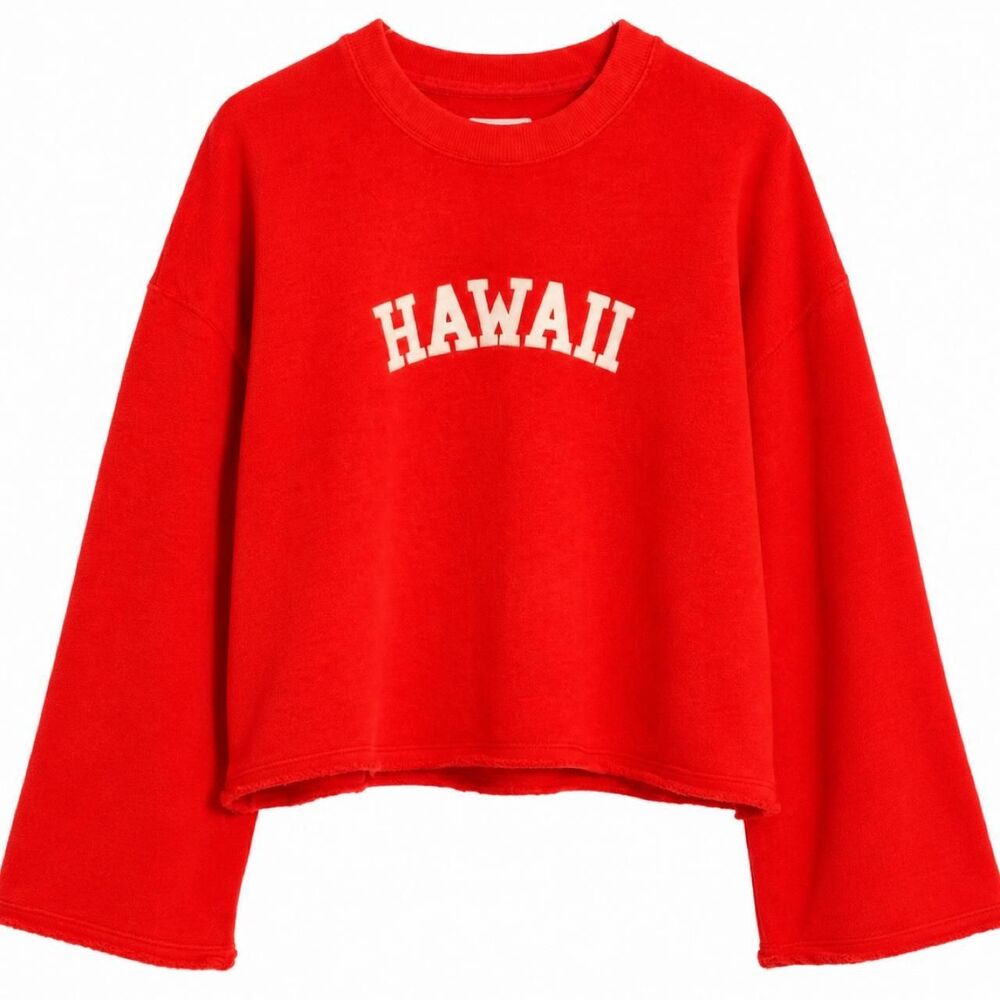 Madewell Women's Red Sweatshirt